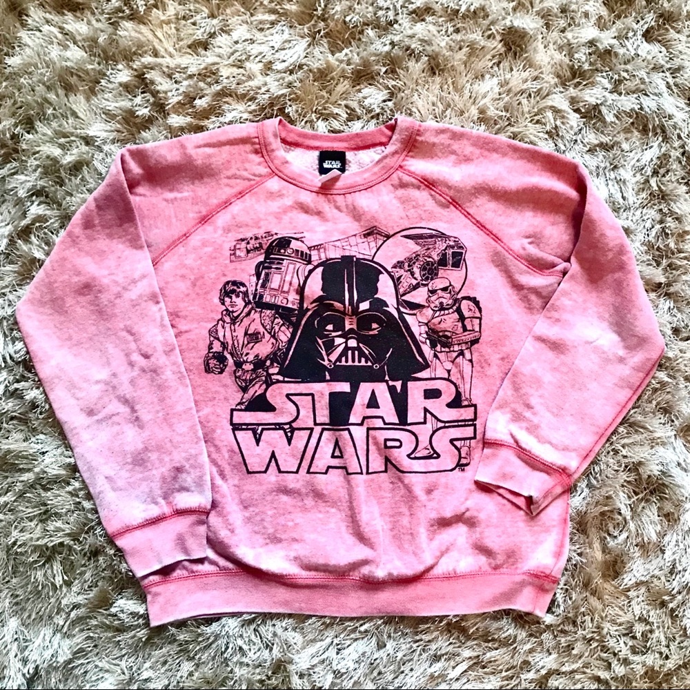 Pink Star Wars Sweatshirt